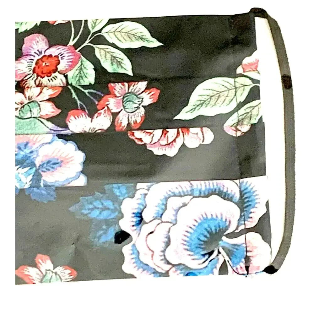 JOHNNY WAS Face Mask Navy Floral Cotton Face Mask